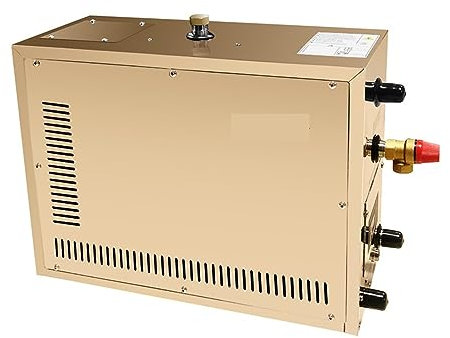 GMUME 9 kW automatischer Edelstahl-Dampferzeur, automatische Entkalkung, Sauna-Dampfbadmaschine for Spa-Raum, Digitale Steuerung(9kw 380v)