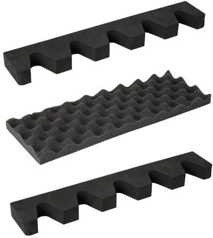 KACCDE Support de rangement pour fusils à 5 fentes - Légères - Mousse - Fusils - Barils - Accessoires de chasse