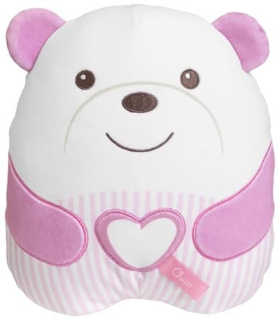 Chicco Ours en Peluche, Peluche électronique Douce pour bébé, Rembourrage Souple, 20 Minutes de Musique relaxante et méditative, lumière Douce, Lavable en Machine, 0 Mois et Plus, Rose