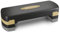 Hop-Sport Steppbrett HS-PP033AS für Zuhause - höhenverstellbarer Aerobic Stepper Fitness mit 3 Stufen & Anti-Rutsch-Oberfläche, Step bis 350KG belastbar (Gold)