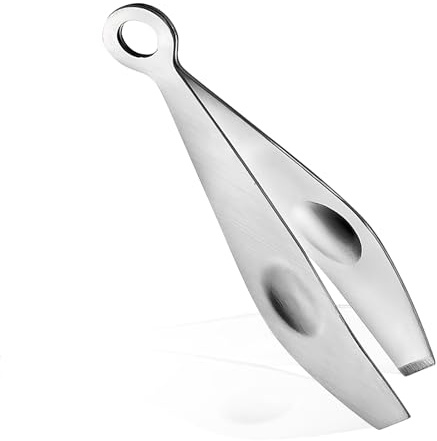 Grätenzange, Knochenpinzette aus Edelstahl, Küchenpinzette, Knochenpinzette, Speziell zum Entfernen von Entenfedern, Hühnerfedern, Schweinehaaren, Pinzette zum Kochen, Meeresfrüchte, Geflügel