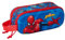 safta Spiderman 3D Doppelmäppchen für Kinder, ideal für Kinder im Schulalter, bequem und vielseitig, Qualität und Widerstandsfähigkeit, 21 x 6 x 8 cm, Marineblau/Rot, M, Casual