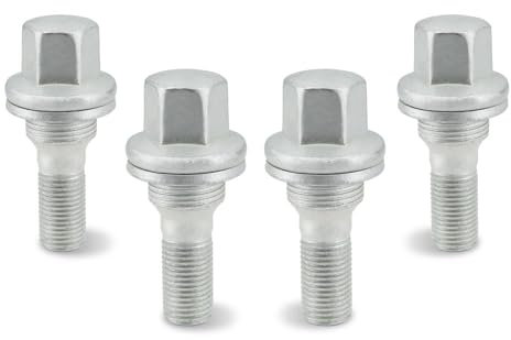 BASPHHH écrou Jante Compatible avec Peugeot pour 308 2007-2018 Écrous de Roue de Voiture Boulons Vis de Pneu 540567