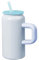 Mug Isotherme - Bouteilles Isothermes En Acier | Mug Isotherme Avec Paille Et Poignée | Flasque À Thé Nomade 500ml | Grande Contenance Pour Marche Et Voyages | Accessoire En Inox Résistant