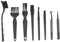 KONTONTY 8Pièces Brosse de Nettoyage pour Clavier et Ordinateur Portable pour Électronique et Poussière