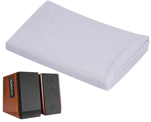 Lautsprecher Grill Tuch – Stoff Staubdicht Lautsprecher Mesh | Lautspreecher Akustikstoff Zur Klangdurchlässigkeit | Tuch Abdeckung Gitter Geeignet Für Lautsprechher Reparatur Audio Projekte