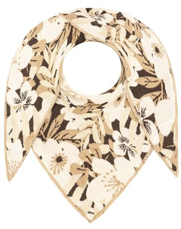Zwillingsherz Damen Schal Dreieckstuch Dreieckschal Leo Dog Zebra süßer Dackel Blumige Aussichten u. a. kuschelig weich Baumwolle Polyester großes warmes Halstuch Frühling Herbst Winter