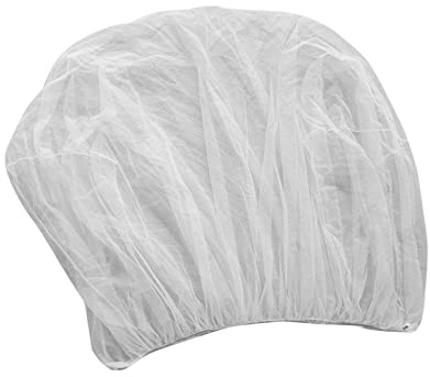KiBcsLic Zanzariera per Lettini, a Maglia Fine, Elastica, Pieghevole, Tenda di per Neonati, Protezione dalle Zanzare, Lettino da Viaggio, Bambino, 80x160x65cm Bianco