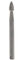 Dremel 9911 - Fresa de carburo de tungsteno con punta de cono de pino3.2 mm, accesorio punta cuadrada para herramienta rotativa para grabar, tallar en metal, carbono, aluminio