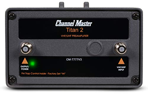 Channel Master CM-7777 - TV signal amplifiers (UL, Type F, Grey)