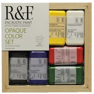 R & F : Encaustic (Wax Paint) Opaque Colour SET