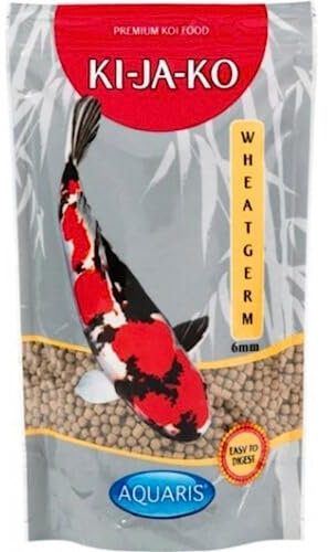 KI-JA-KO Wheatgerm - Nourriture pour carpes koï 3 kg / 6 mm. Nourriture pour koï avec Une teneur élevée en germes de blé, idéale pour l'alimentation au Printemps et en Automne.