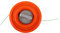 Ama Testina decespugliatore semiautomatica arancio: Testina per decespugliatore con portata di filo 15m, Diametro 2,4, Peso 340g
