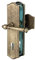 Alpertec 32253200 Schützen Sie Ihre Werte Geprüfter Schutzbeschlag Klasse 2 für Wohnungseingangstüren Sicura Mount Everest HS 72 mm Bronze Antik Griffplatte/Drücker Türgriffe Türklinke Türbeschlag …