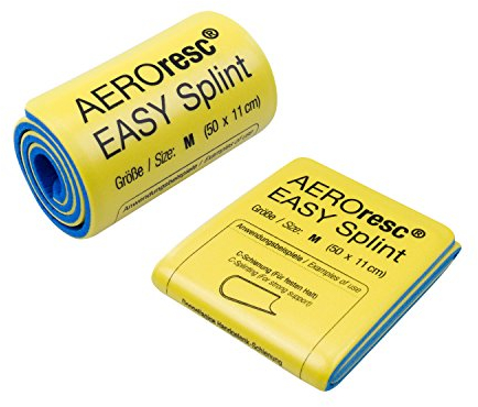 AeroResc Easy Splint Universalschiene klein 50cm x 11cm Splintschiene Rettungsschiene (Gefaltet)