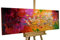 KunstLoft Leinwandbild | 100% HANDGEMALT | 150x50cm | Gemälde 'Lucid Dream' | Abstrakt | Bunt | Wandbild Wohnzimmer