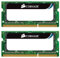 Corsair Value Select SODIMM 16Go (2x8Go) DDR3 1333MHz C9 Mémoire pour Ordinateur Portable/Notebook - Noir