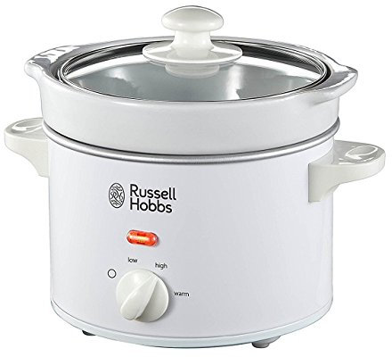 Russell Hobbs Compact Slow Cooker 22730, 2 L - White