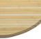 Homestyle4u 370, Bambusteppich rund 120 cm rutschfest Bambusmatte Bad Natur Teppich Fußmatte