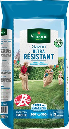 Vilmorin 4462416 Césped DEPORTES Y JUEGOS, 5 kg