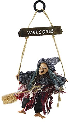 Halloween Deko zum Aufhängen Geist Dekorationen Hänge-Deko Scary Hexe Geist Hängende Partei Dekoration Bars Haus Handwerk Ornamente für Party Nachtclub Outdoor Wandbehang Deko