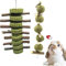 Barley Ears Kauspielzeug für Kaninchen, Hamster, Kauspielzeug mit Apfelholzstäbchen, natürlicher Graskuchen und Grasball, Zähneknirschen, Spielzeug für Kaninchen, Hamster,2 Stück