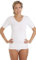 Ladies Multipack Two 2 Cotton Rich Thermal Short Sleeve Vests Warm Stretchy (18/20) White