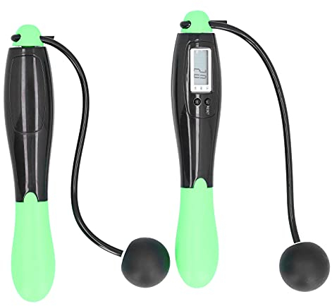 Lairun Corde à sauter sans Corde, Corde à sauter sans Fil avec Compteur de Calories et Balle, Corde à sauter numérique pour Corde à sauter sans Corde de Fitness pour Adultes, Enfants(1#)