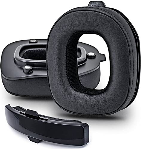 DIMOST Ohrpolster Kopfbügel kompatibel mit Astro A50 Gen 4 Headset (Leder)