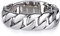 Beydodo Armband Silber 23CM, Armbänder Edelstahl Herren Panzerarmband Breit 20MM mit Steckschließe Partnerarmband Freundschaftsarmband Männer Jugend
