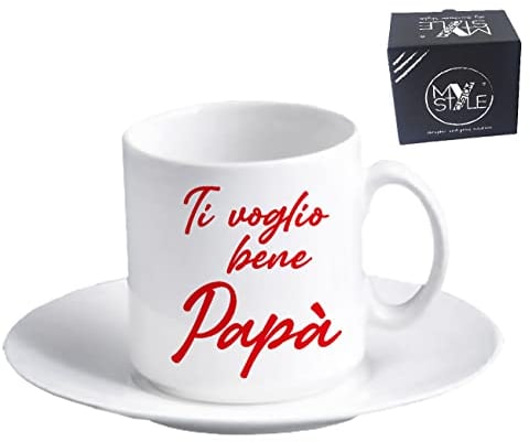 My Custom Style tazzina Espresso+piattino#papà-TVB#60x57mm