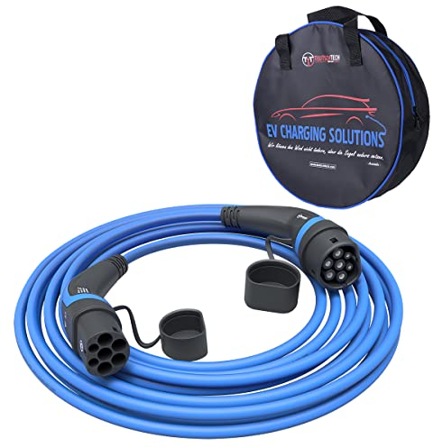 Ladekabel gerade 7.4 kW 5M-10M (Blau, 7,4KW 10M BLAU)