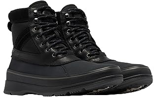 Sorel ANKENY II BOOT WATERPROOF Men's Casual Winter Boots, Black (Black x Jet), 10.5 UK