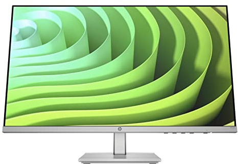 HP 24 Inch FHD Monitor | M24h | Full HD IPS LED Display | Height Adjustable | Tilt Adjustable | 75hz Refresh Rate | 5ms Response Time | 1x HDMI, 1 x VGA | Low Blue Light Mode | Anti-glare | Silver