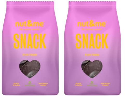 Pépites de chocolat noir KETO 500 g nut&me | Végétarien | Sans gluten | Sans sucres ajoutés | Sans OGM | Pack 2 x 250 g