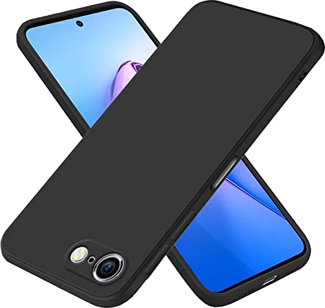 EASSGU Coque pour iPhone 6 / iPhone 6s (4.7 inches), Étui en Silicone TPU Souple - Noir