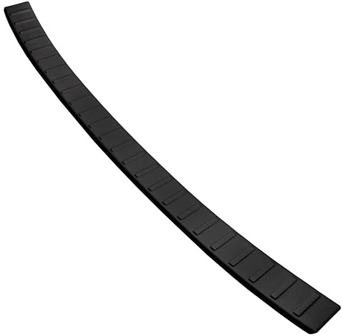Aroba AR1292-PB Edelstahl Schwarz Pulverbeschichtet Ladekantenschutz kompatibel mit Mazda CX-60 ab BJ. 4.2022> passgenau Abkantung Farbe Schwarz
