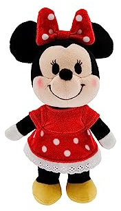 Disney Store Minnie Mouse nuiMOs Plushie - Soft Plush with Embroidered Features, Poseable Hands & Turning Head, Magnetic Hands for Holding, 6 Inches, Dress Up with nuiMOs Outfits