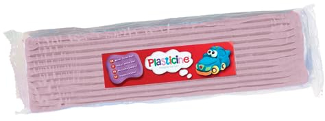 Pâte à modeler One Colour Dalle 400 g - Rose tendre - Pâte à modeler pour animateurs professionnels et maquettistes - Ne sèche jamais - Pour sculptures, maquettes et animations en stop-motion