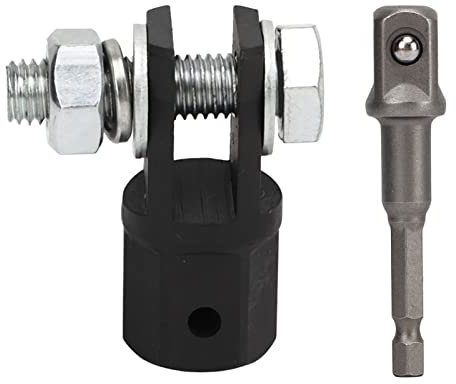 Scissor Jack Adapter, 1/2inch Car Scissor Jack Adapter Scissor Jack Socket Drill Adapter for Ring Or Double Hole Scissor Jacks