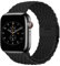 Nepfaivy Geflochtenes Armband Kompatibel mit Apple Watch Armband 40mm 41mm 38mm 42mm für Damen Herren, Nylon Stoff Sport Verstellbares Ersatzarmband für iWatch Series 10/9/8/SE/7/6/5/4/3/2/1, Schwarz