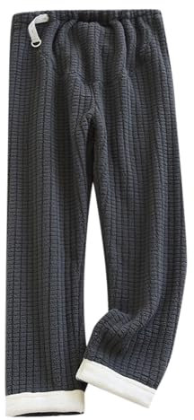 LKRSEEF Intérieur Pantalon Pyjama Femme Hiver Chaud Chic Jogging Long en Peluche Polaire Molleton Bas De Pyjama Ample Pilou Pilou Noel Flanelle Ado Vêtements De Nuit Élastique C20
