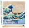 Figured'Art Peinture par Numéro Adulte La Grande Vague de Kanagawa - Katsushika Hokusai - Activité Manuelle Kit de Loisir Créatif DIY Numéro d'Art Complet - 40x50cm avec châssis en bois à monter