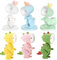 Vercico 6 Pcs Tier Nachtlicht Mitgebsel Kindergeburtstag Kleine Geschenke für Kinder, Mini Animals Lampen Kawaii Gastgeschenk Mitbringsel Mädchen Jungen Zufällige Farbe