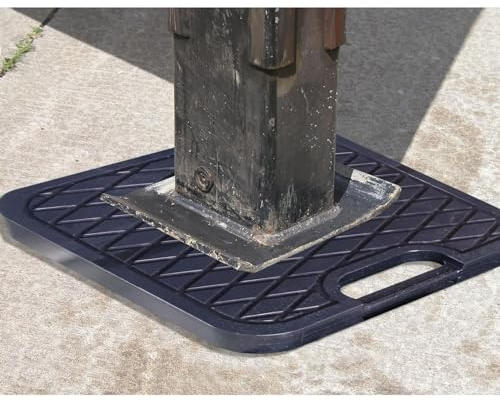 Ausleger-Pad Wagenheber Gummiauflage Jack Pads Schwer Belastbar Kranausleger-Pads/RV Jack Pad, Außenbereich Bauarbeiten Tragbar Kran Anhänger Stabilisator Pads, Für LKW-Kran/Betonpumpe/Feuerwehraut