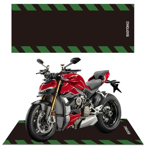 QYSaiXuan Tapis de moto lavable, antidérapant, en caoutchouc, pour moto, vélo, garage, 200 x 60 cm, tapis de récupération d'huile de qualité supérieure