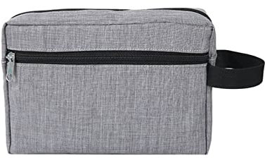 SUDYANB Trousse de Maquillage Oxford Sac de Voyage étanche pour Hommes et Femmes, Double Grand Sac à Main, boîte, Ordinateur Portable, Douche et Maquillage (Couleur: Gris) (Gris)