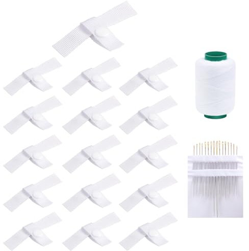 KIBBEH 16 Pack Duvet Snap Clips, Duvet Fasteners, Fastens Comforter Inside Cover to Stay in Place, Keeps Duvet Cover Fixed