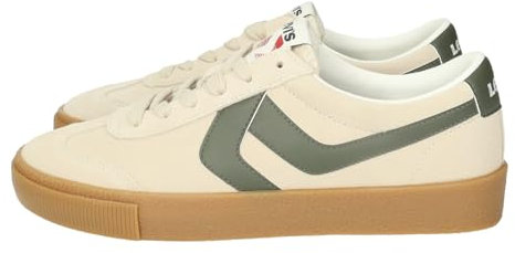 LEVIS 235660-1619-23 Zapatillas Casual Levi'S Sneak Estilo Retro con diseño Minimalista Hombre Zapatillas Beige 45