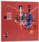 Posterlounge Dumpfes Rot Acrylglasbild von Wassily Kandinsky 20 x 20 cm Rot Wandbilder Wanddeko